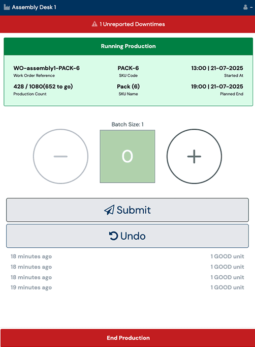 Real-time alerts